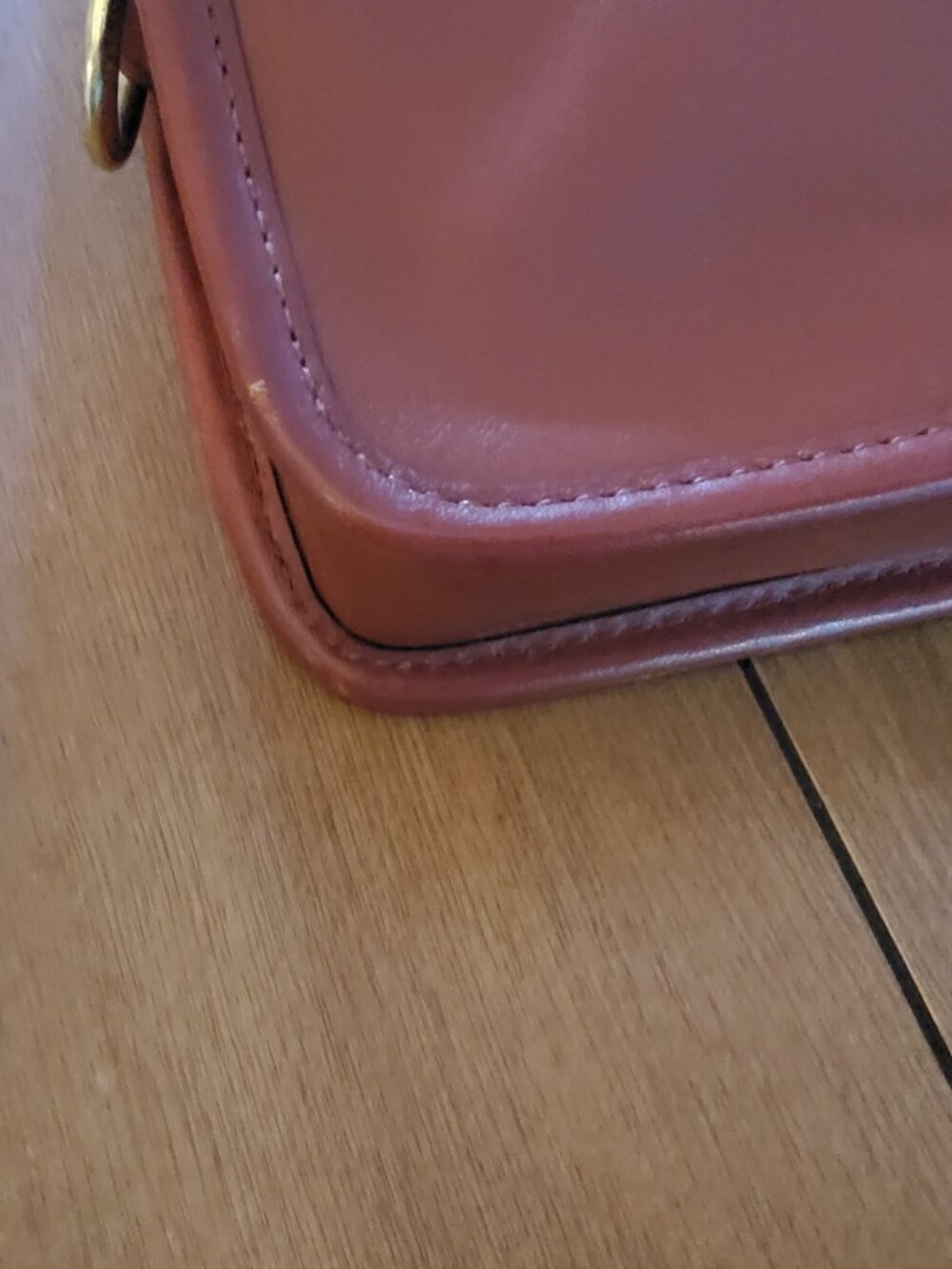 Coach 19914 Legacy Penny Crossbody or Shoulder Bag in Cognac - Picture 7 of 9